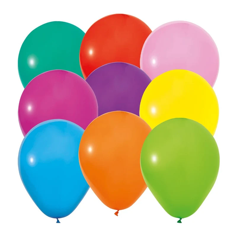 Bunte Luftballons, gemischt, 30 cm, 10 Stück
