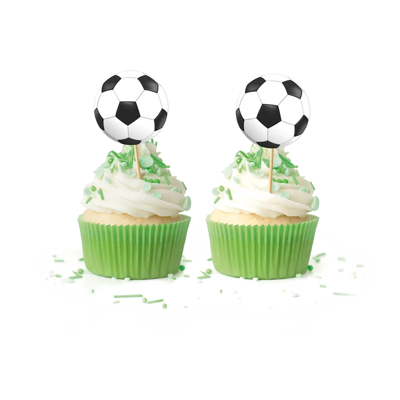 Fußball-Cocktailspieße, 12 Stück