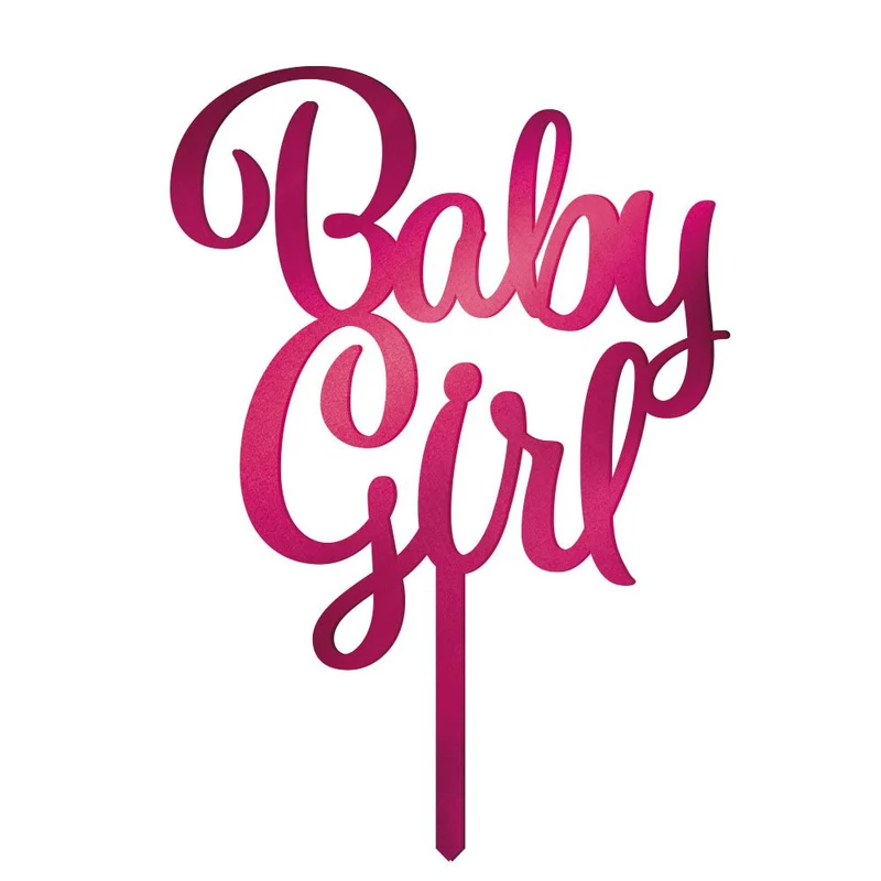Rosa Tortenfigur „Baby Girl“