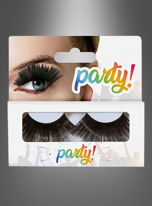 Lange Wimpern schwarz