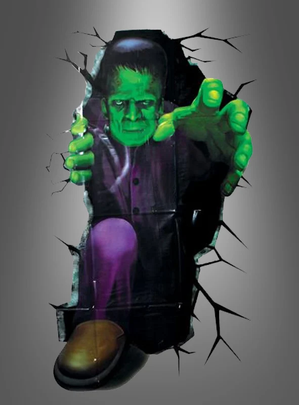 Halloweendeko Wandfolie 100cm Wallbreaker