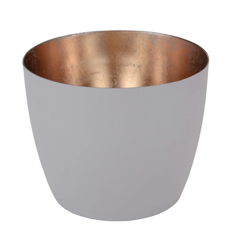 Windlicht Madras sandstone-goldfarben mittel