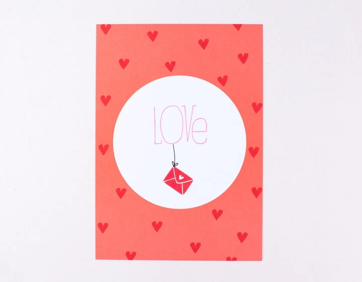 Perlenfischer Stempel Liebesbrief