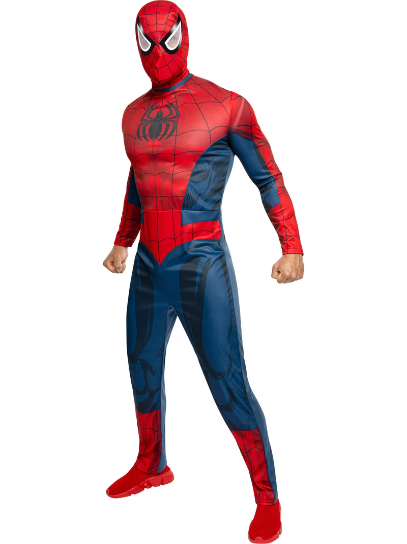 Spider-Man Volwassenen Kostuum Deluxe - XL