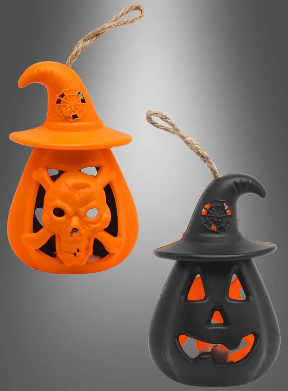 Halloween Deko Laterne mit Licht