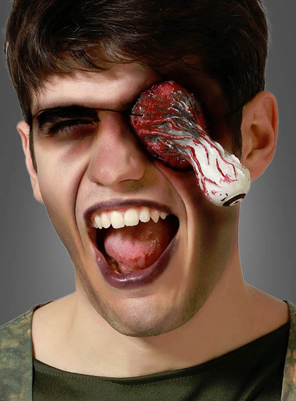 Heraushängendes Auge Halloween Make up