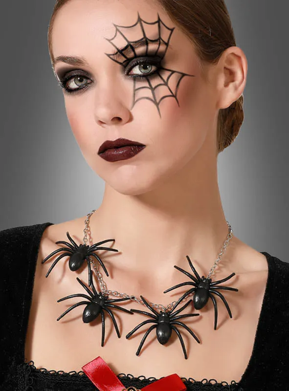 Spinnen Halskette Halloween