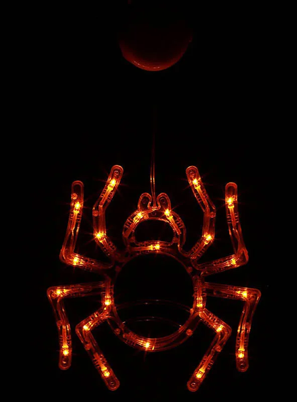Leuchtende Spinne 36cm mit LED