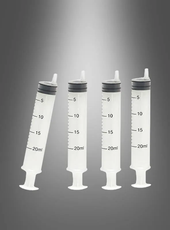 4 Spritzen für Kostüme 20ml