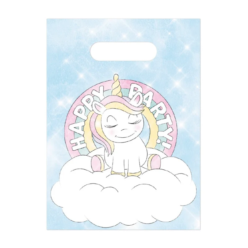Unicorn Geschenktütchen „Happy Birthday“, 6 Stück