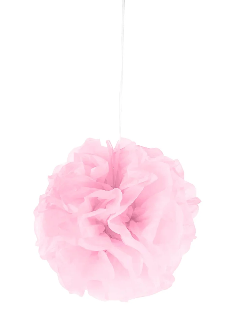 Pompon zum Aufhängen rosa 25 cm