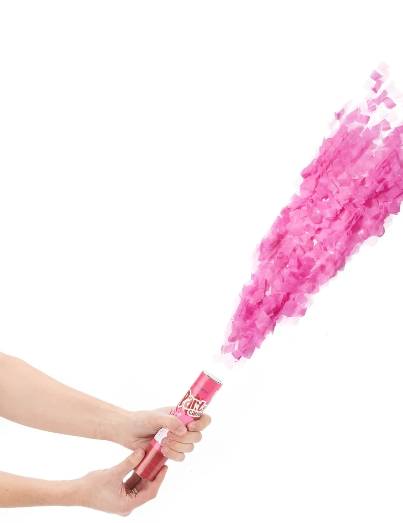 Konfettikanone rosa