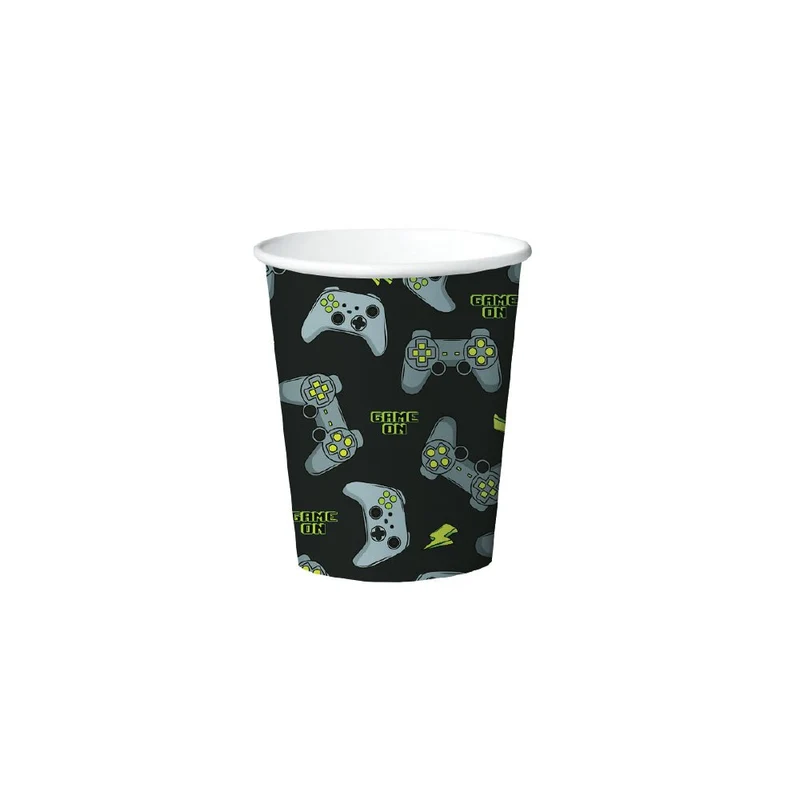 Gaming-Party-Becher 210 ml, 8 Stück