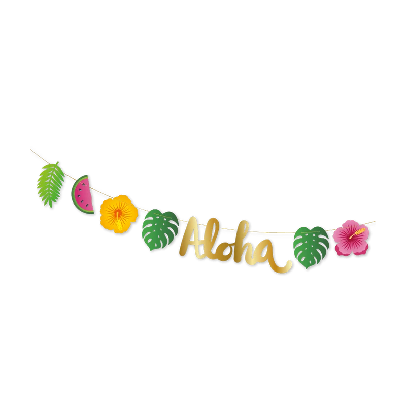 Hawaii-Buchstabenkette „Aloha“, 2 m