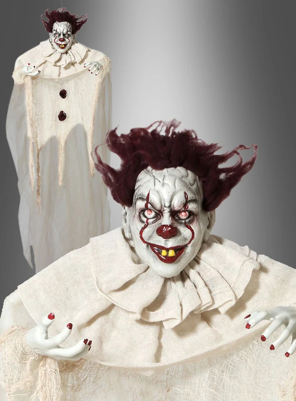Böser Clown 130cm Halloween Hängedeko
