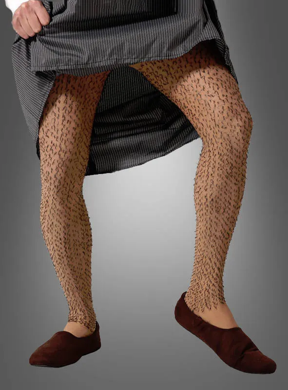 Haarige Strumpfhose für Herren und Damen