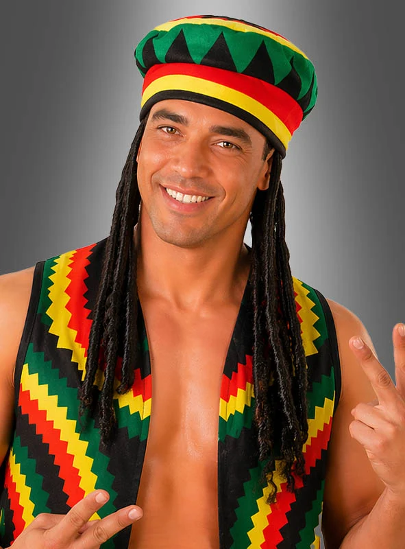 Jamaika Rasta Mütze