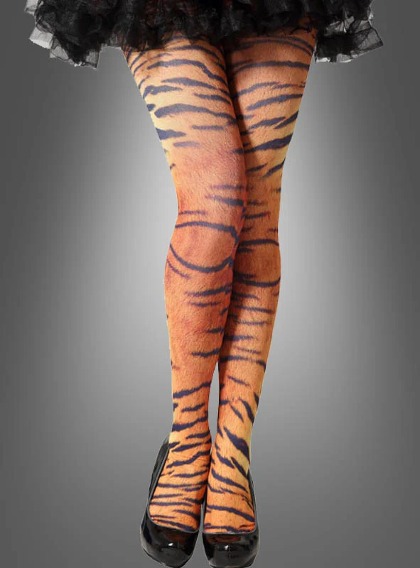 Strumpfhose Tigermuster