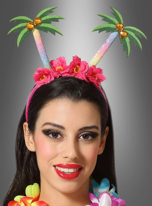 Haarreif Südseetraum mit Blumen