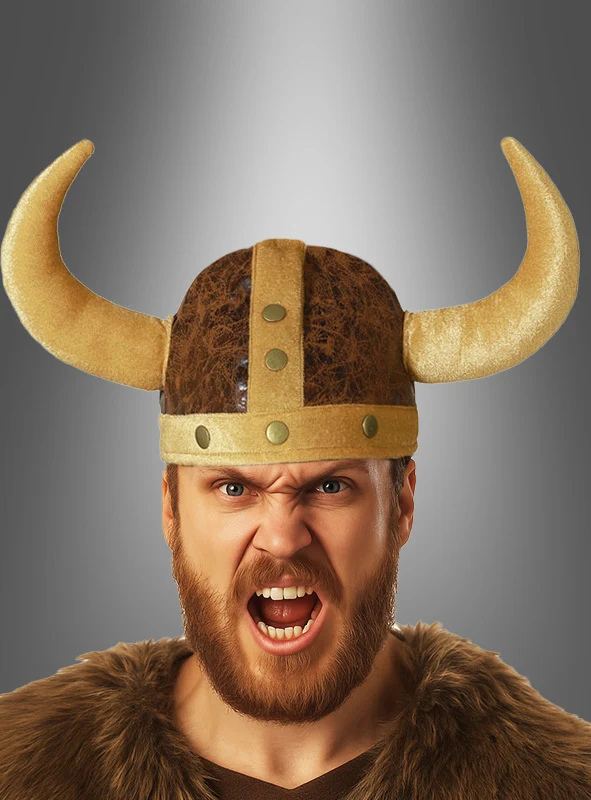 Wikinger Stoffhelm für Erwachsene