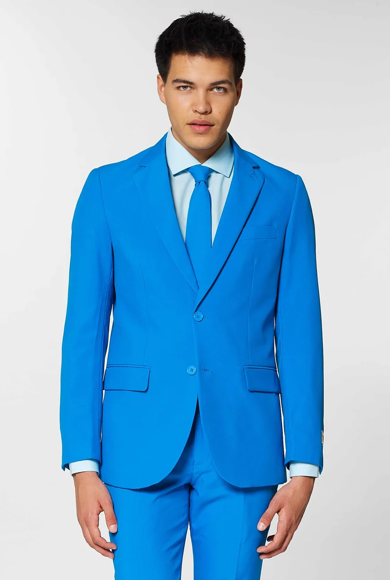Opposuits | Blue Steel | Herenpak | Herenkostuum Blauw