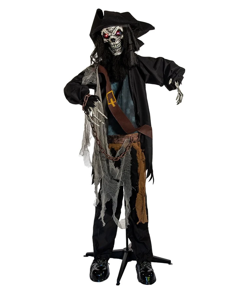 Geisterpirat mit Bewegung, Light & Sound 176cm