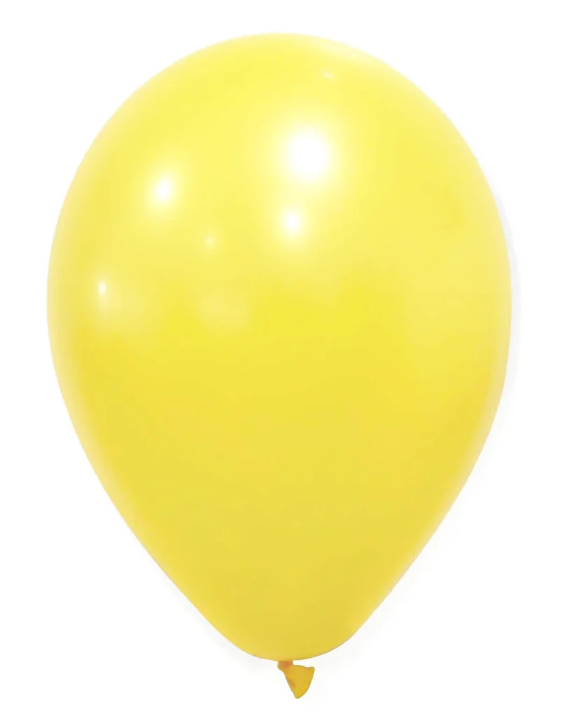 50 gelbfarbene Luftballons