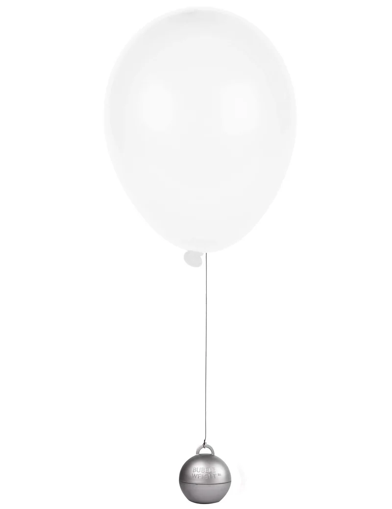 Gewicht für Helium Luftballons silber