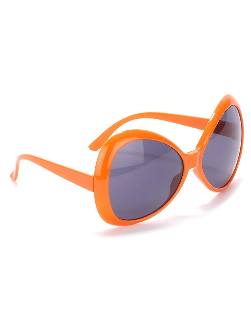 Brille für Erwachsene in Orange mit getönten Gläsern