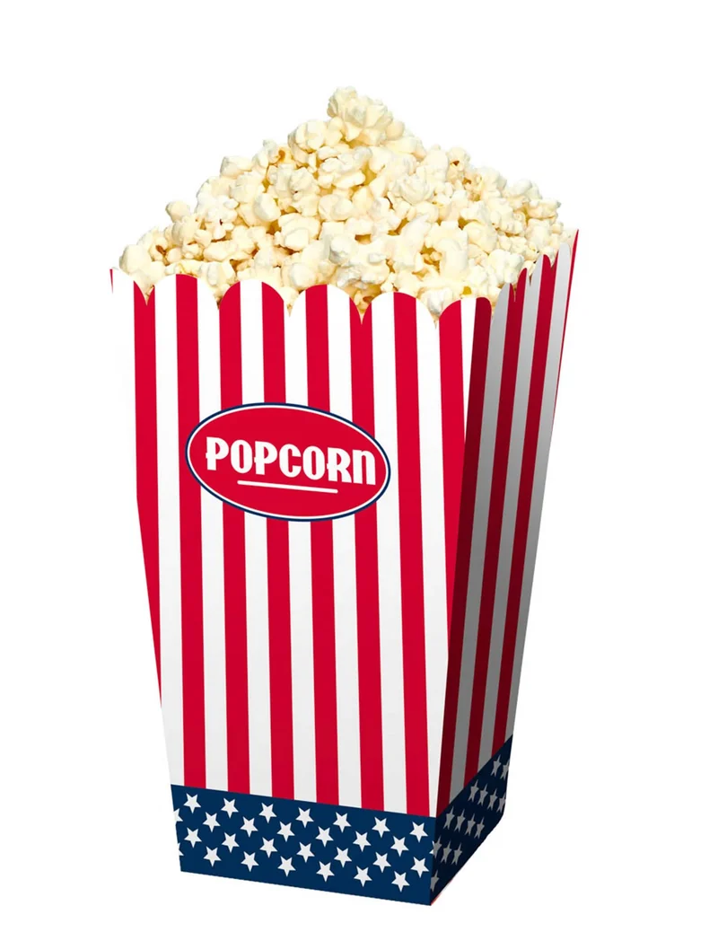 4 Popcorn Tüten USA