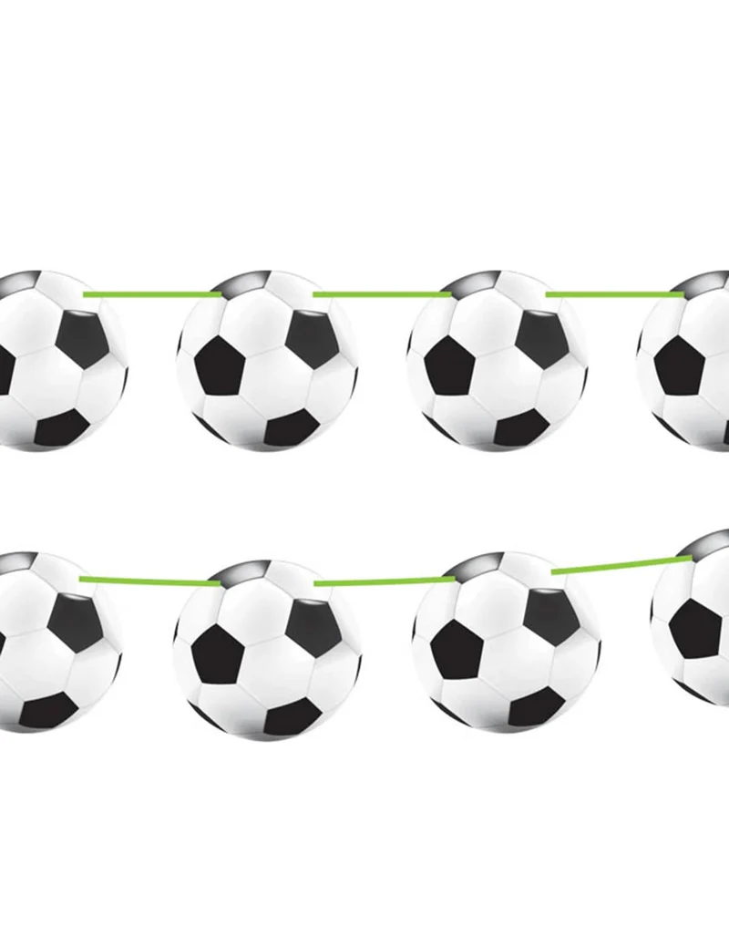 Girlande für Fußball Fans 10 Meter