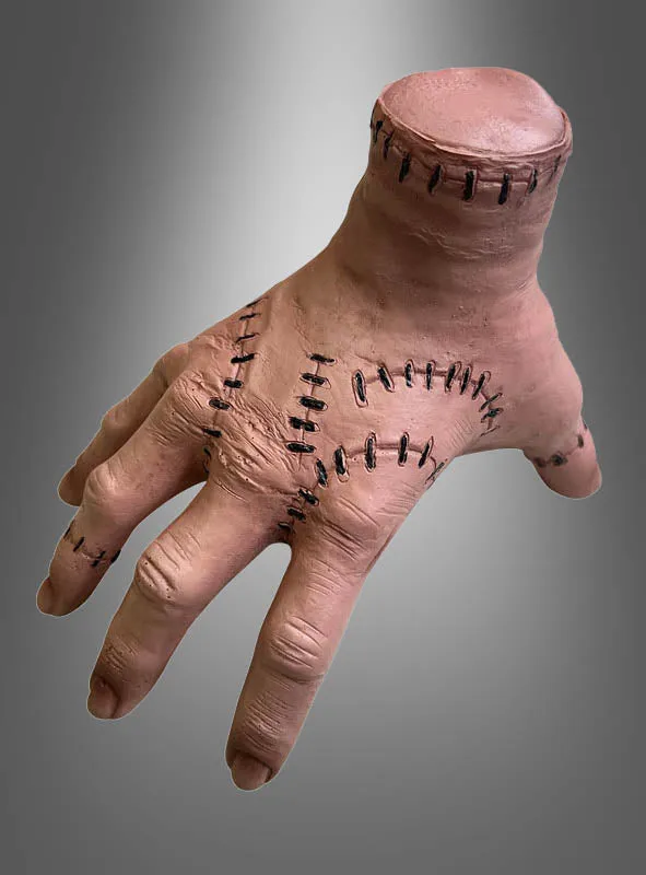 Halloween Hand mit Nähten