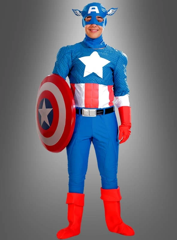 Captain America Kostüm Deluxe 2. Wahl