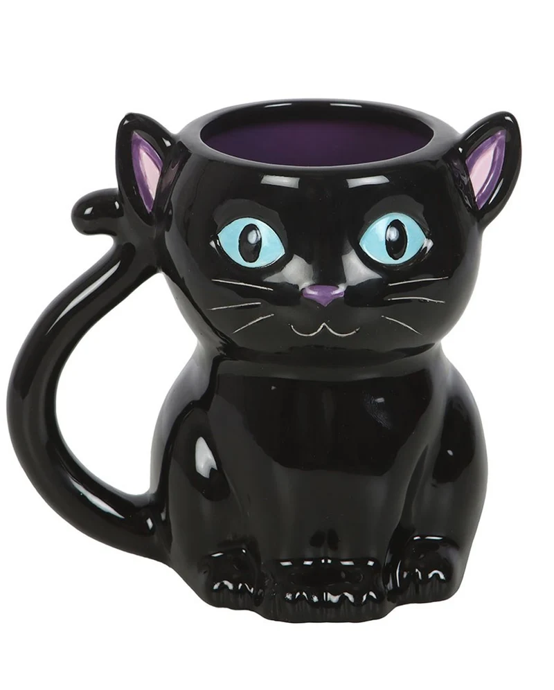 „Cute & Creepy“ Black Cat Lieblingstasse