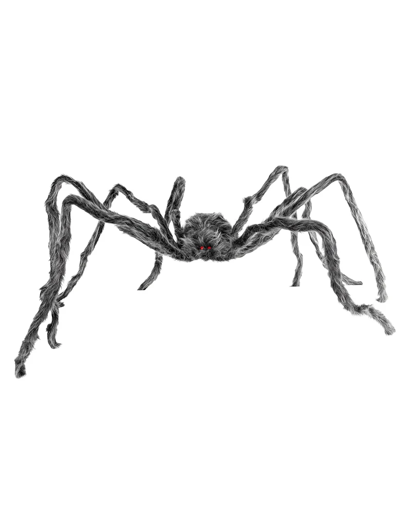 Grau-Schwarz Melierte Monsterspinne 228cm