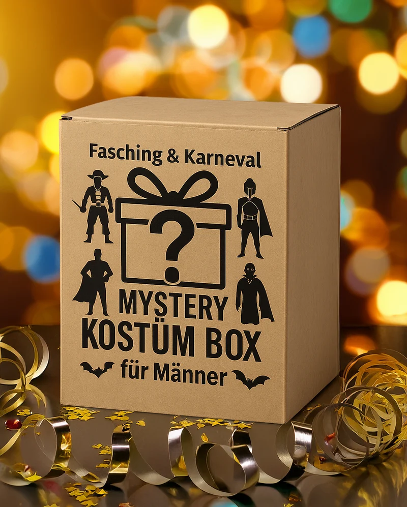 Fasching & Karneval Mystery Kostüm Box für Männer