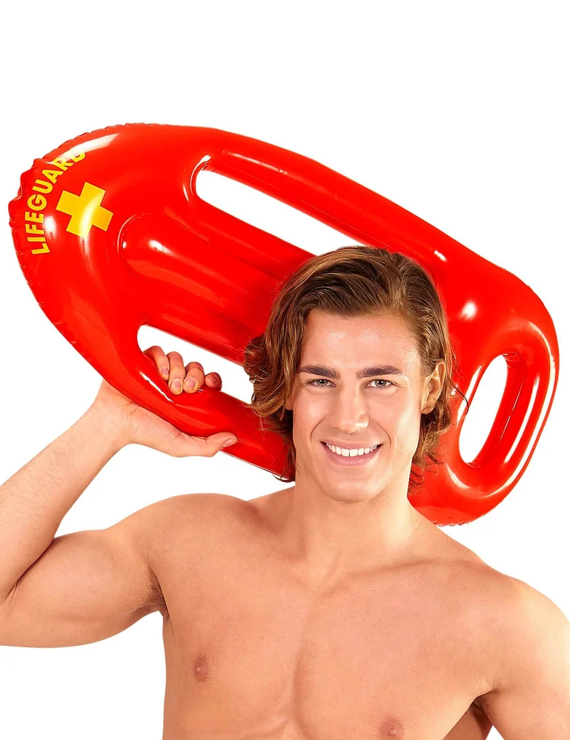 Aufblasbares Rettungsbrett für Erwachsene Lifeguard 73 cm rot