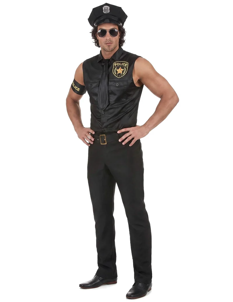 Kostüm sexy Polizist für Herren
