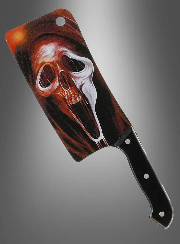 Halloween Beil Scream oder Totenkopf