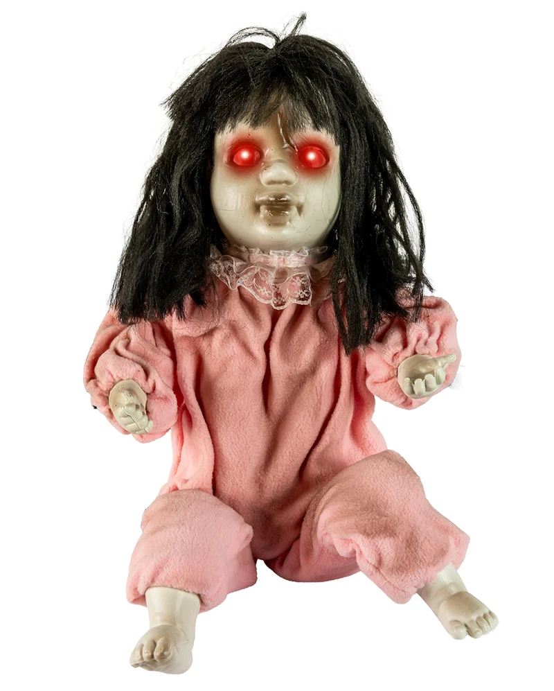 Horror Baby Puppe Animatronic zum Umhängen