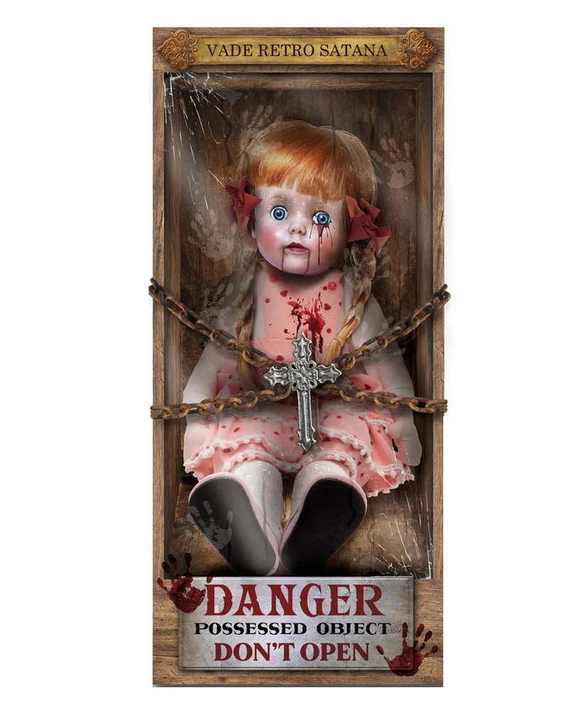 Blutige Horror Puppe Wandsticker