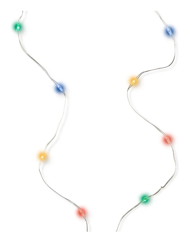 Bunte 40 Micro LED Lichterkette 195cm