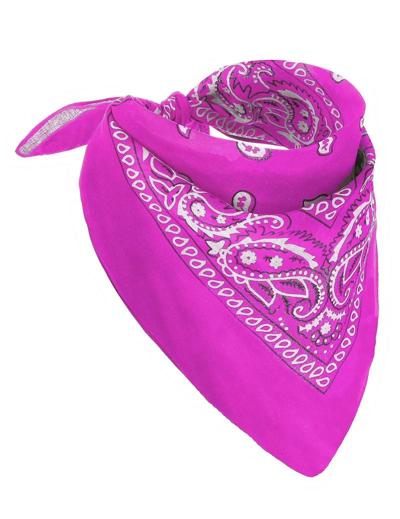 Bandana neon rosa für Erwachsene