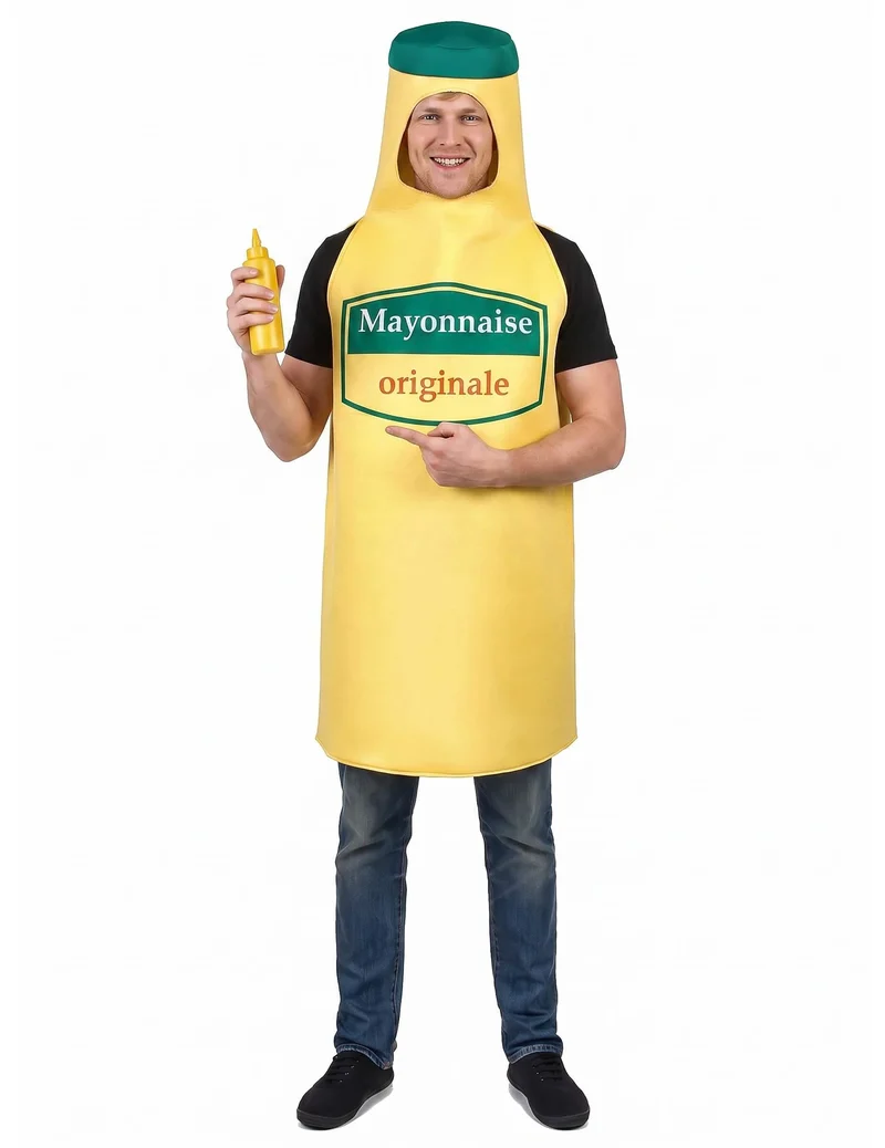 Kostüm Mayonnaise für Erwachsene