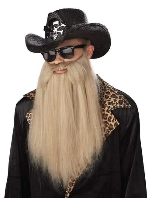 Vollbart für Rocker blond