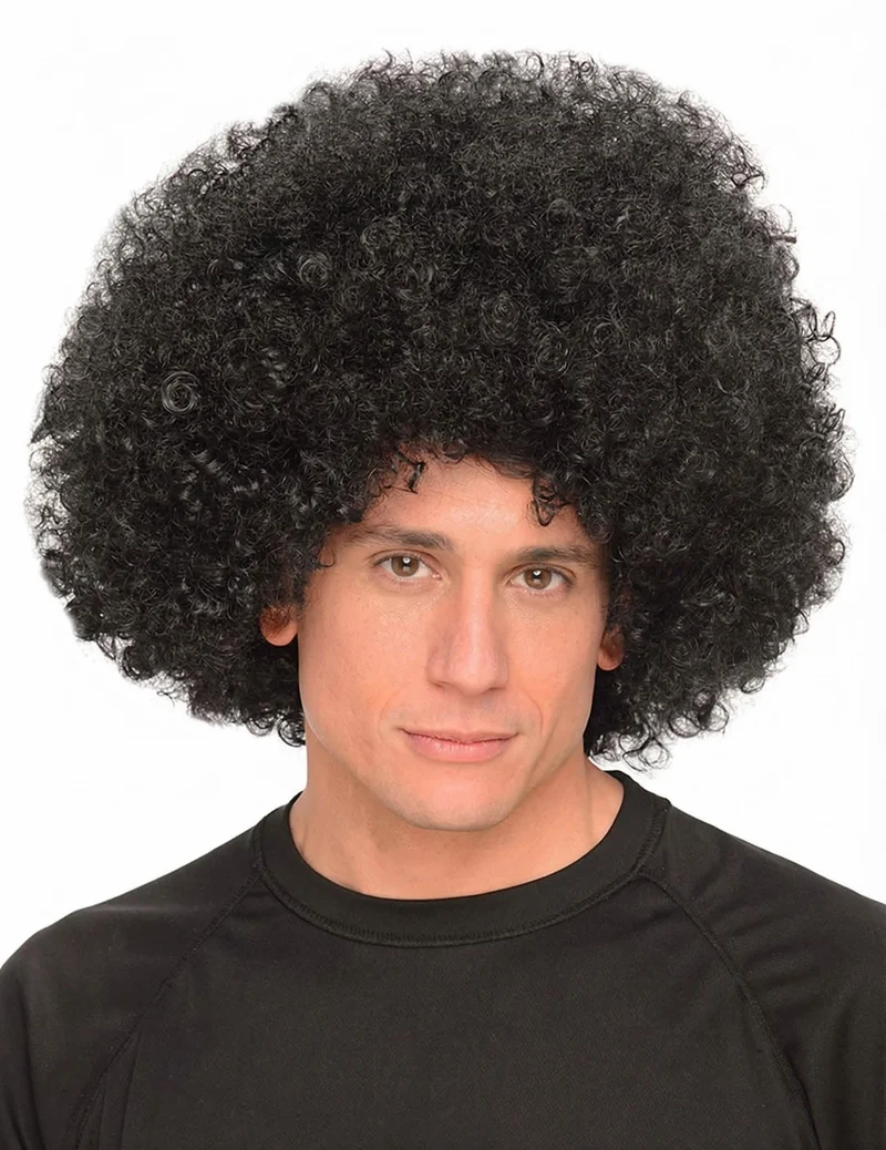 Afro-Perücke im 70er Jahre Stil für Erwachsene