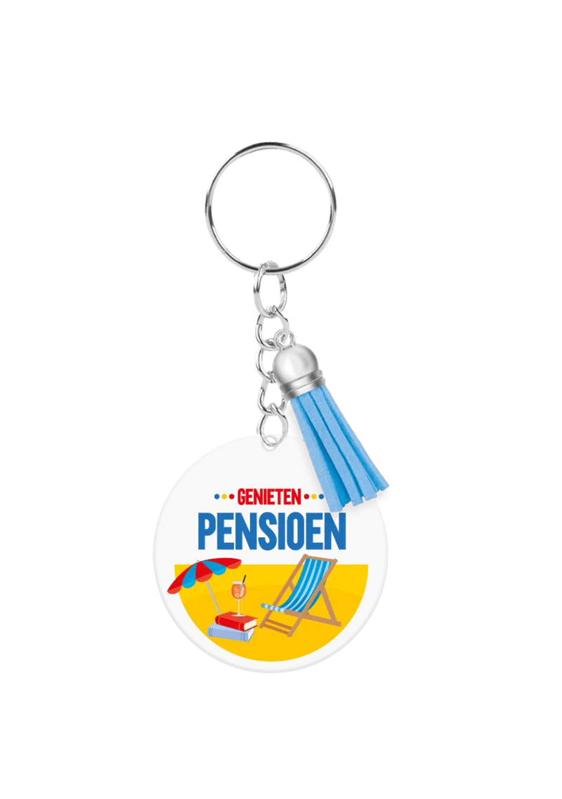 Acryl-Schlüsselanhänger „Rente“