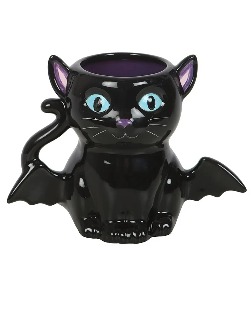 „Cute & Creepy“ Bat Cat Kaffeebecher