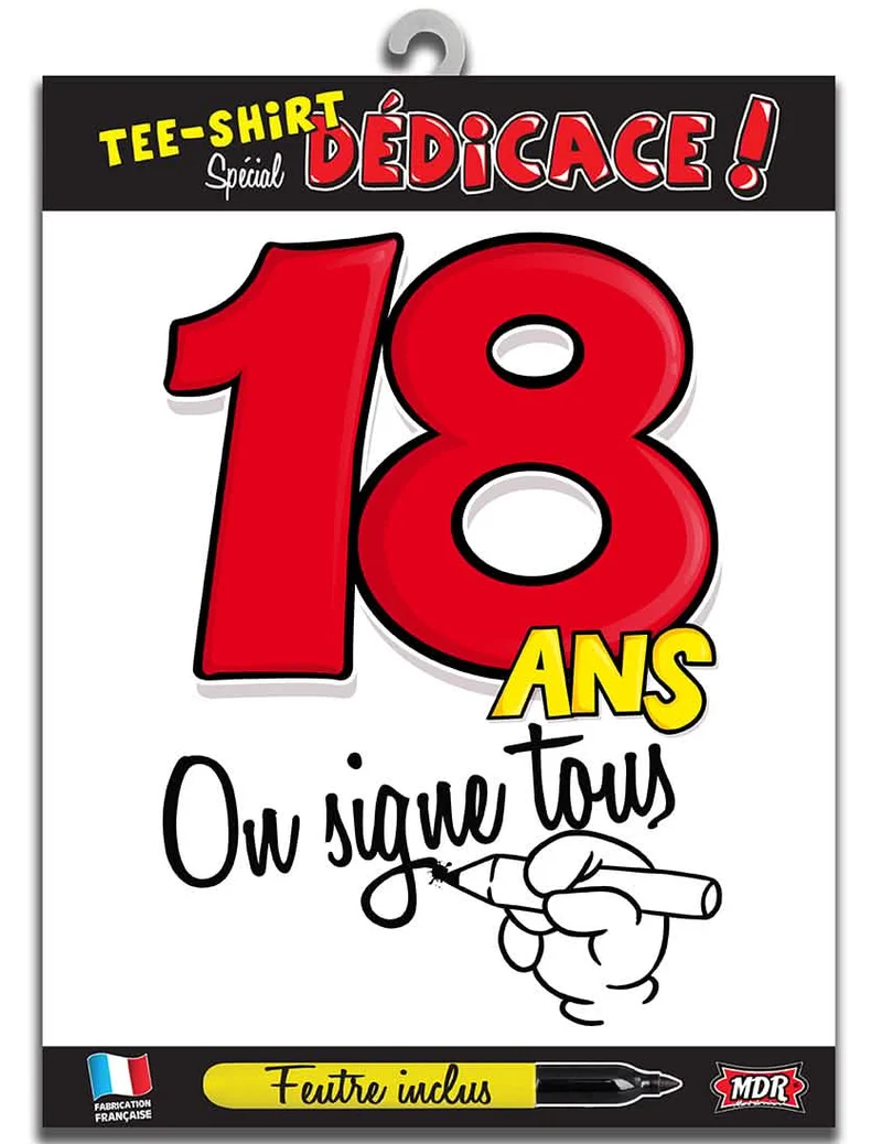 T-Shirt zum 18. Geburtstag