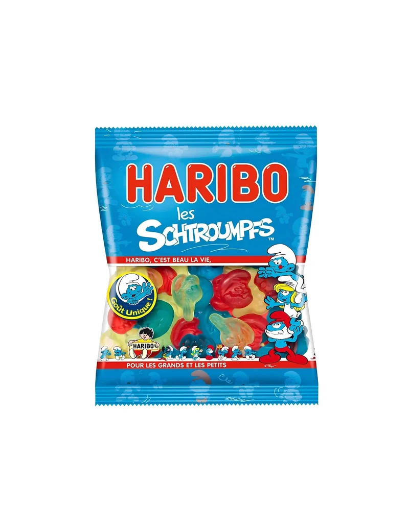 Mini Bonbontüten Schlümpfe von Haribo 40g